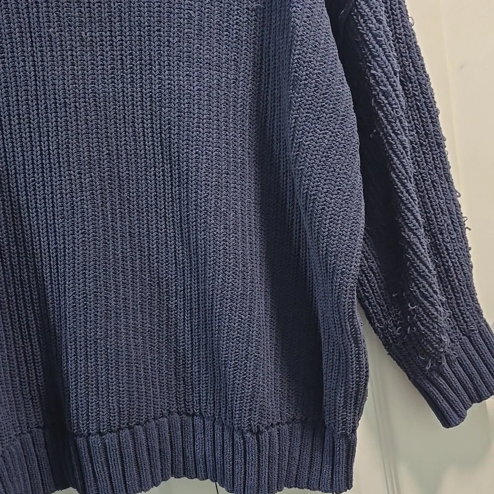 Aerie Navy Blue Turtleneck Sweater - Picture 9 of 12
